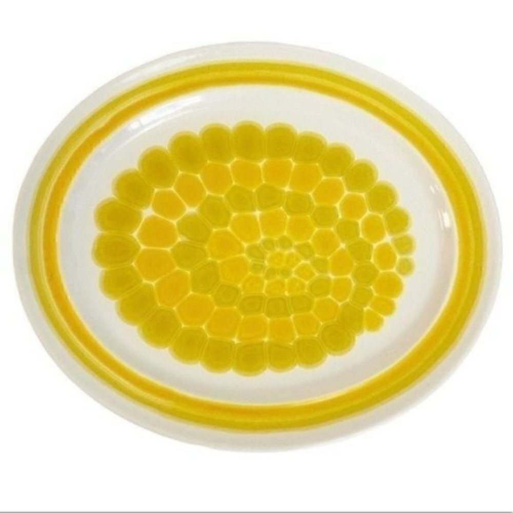 Vintage 1970 Franciscan Sundance Earthenware 102-73 Oval serving Platter 13.5"